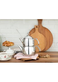 Madame Coco Azura Mini Çelik Çaydanlık Inox