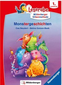Monstergeschichten - Lesen Lernen Mit Dem Leseraben - Erstlesebuch - Kinderbuch Ab 6 Jahren Mit Silbengeschichten Zum Lesenlernen (Leserabe 1. Klasse (Leserabe Mit Mildenberger Silbenmethode) Neudert, Cornelia Ravensburger