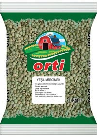 Orti Yeşil Mercimek 1 kg