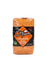 City Farm Organik Kırmızı Mercimek 1 kg