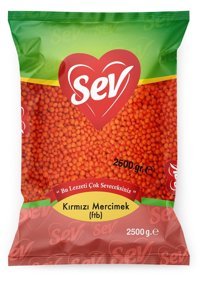 Sev Futbol Kırmızı Mercimek 2.5 kg