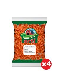Orti Kırmızı Mercimek 4x1 kg