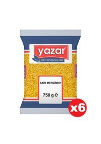Yazar Sarı Mercimek 6x750 gr