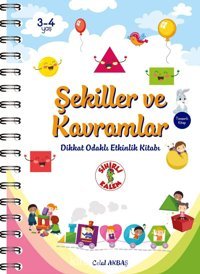 Şekiller Ve Kavramlar - Dikkat Odaklı Etkinlik Kitabı Celal Akbaş Sihirli Kalem