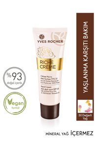Yves Rocher Riche Creme Güllü Tüm Ciltler Güneş Koruyuculu Organik Vegan Parfümlü El Kremi 50 ml