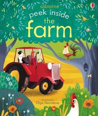 Peek Inside The Farm Milbourne, Anna Usborne