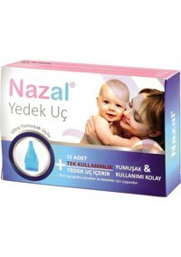 Nazal Mavi Burun Aspiratörü Yedek Ucu 3x12'li Set