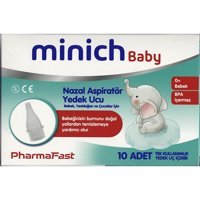 Minich Baby Nazal Burun Aspiratörü Yedek Ucu 10'lu