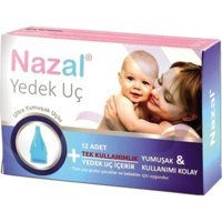 Nazal Mavi Burun Aspiratörü Yedek Ucu 2x12'li Set