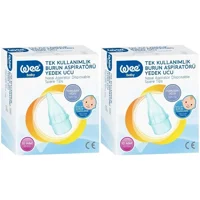 Wee Baby Mavi Burun Aspiratörü Yedek Uç 2x10'lu Set