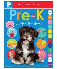 Pre-K Jumbo Workbook: Early Learners (Jumbo Workbook) Scholastic Cartwheel