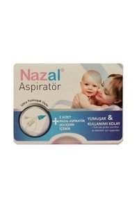 Nazal Şeffaf Burun Aspiratörü Seti+Yedek Uç 5'li