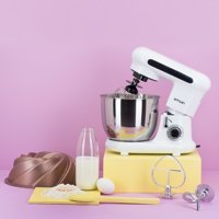 Emsan Bella Gusto Mini Plastik 800 W 3.5 lt Standlı Hamur Yoğurma ve Mutfak Şefi Beyaz