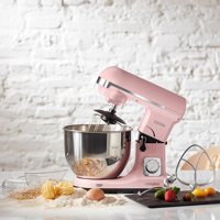 Cookplus Quick Chef 1001 Plastik 1000 W 5 lt Standlı Hamur Yoğurma ve Mutfak Şefi Pembe