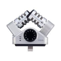 Zoom IQ6 Stereo Condenser Lightning Kablosuz Yayıncı Gümüş El Mikrofon