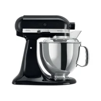 KitchenAid 5KSM175PSEOB Metal 300 W 4.8 lt Standlı Hamur Yoğurma ve Mutfak Şefi Siyah
