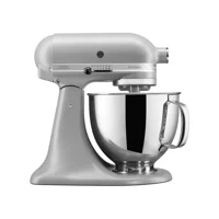 KitchenAid 5KSM125EFG Metal 300 W 4.8 lt Standlı Hamur Yoğurma ve Mutfak Şefi Gri