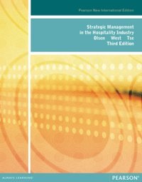 Strategic Management İn The Hospitality Industry Olsen, Michael Pearson