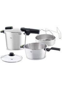 Fissler Vitaquick Green Clipso Kapak Cookstar Tabanlı 2.5 lt-4.5 lt Düdüklü Tencere Seti