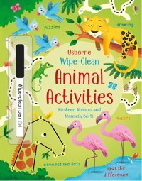 Wipe-Clean Animal Activities (Wipe-Clean Activities) Robson, Kirsteen Usborne