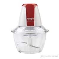 Fantom R 200 300 W 1000 ml Cam Hazneli Öğütücülü Çift Bıçaklı Mini Elektrikli Rondo Kırmızı
