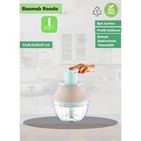 Jet’s Home Plastik Hazneli Üç Bıçaklı Üstten Basmalı Doğrayıcı Pembe