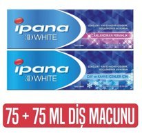 İpana 3D White Naneli Florürlü Diş Macunu 2x75 ml