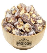Dağcıoğlu Çifte Kavrulmuş Fındıklı Lokum 250 gr