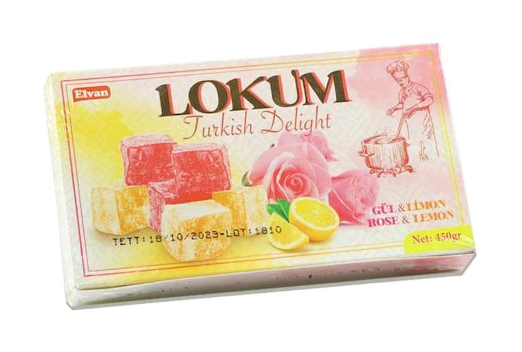 Elvan Gül-Limon Lokum 450 gr