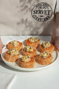 Bercekız Servet Şekerleme Kadayıf Kaplı Sarma Antep Fıstıklı-Portakallı Lokum 400 gr