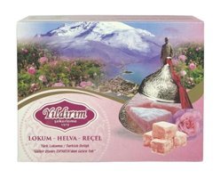 Yıldırım Şekerleme Muska Güllü Lokum 750 gr