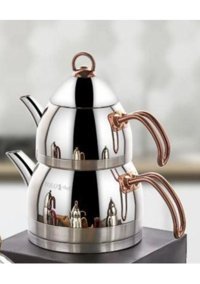 Polo Chef Zümrüt Çelik Çaydanlık Bakır