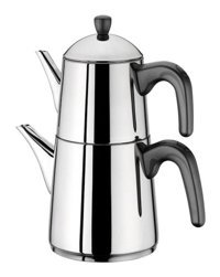 Aryıldız De Luxe Çelik Çaydanlık Metal