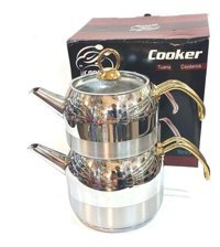 Cooker 2882 Çelik Çaydanlık İnox