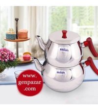 Jumbo Çelik Çaydanlık İnox