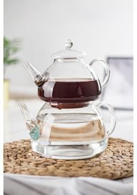 Bena Life Dore Cam Çaydanlık Şeffaf