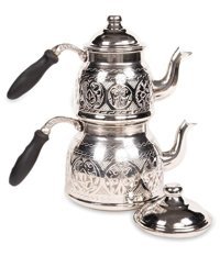 Coppergreat Happyone Mini Bakır Çaydanlık Gümüş