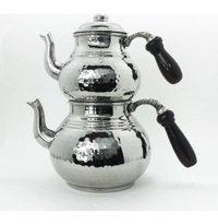 Efsane Mini Bakır Çaydanlık Krom