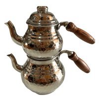 Ygl Mini Bakır Çaydanlık Gümüş