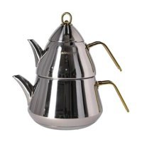 Evimsaray Şahika S1199 Çelik Çaydanlık İnox