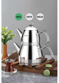 Kahramanlar 1036 Mini Çelik Çaydanlık İnox