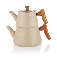 Schafer Solea Mini Granit Çaydanlık Krem