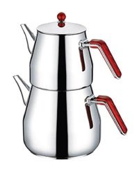 Kahramanlar Kah1024 Mini Çelik Çaydanlık Gri