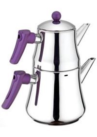 Bonera Petra Mini Çelik Çaydanlık Gri