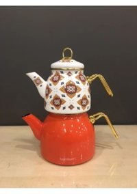 Bambum Unique Emaye Çaydanlık Turuncu