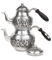 Coppergreat Tombik Mini Bakır Çaydanlık Gri