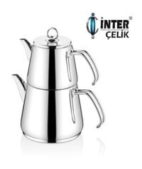 İnter Hanzade Çelik Çaydanlık İnox