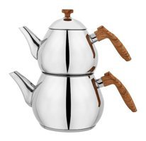 Schafer Tea Chef Çelik Çaydanlık Kahverengi
