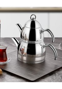 Cosiness Çelik Çaydanlık Gümüş