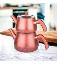Girist Home Granit Çaydanlık Bordo